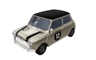Mini Cooper S (1964) model from the garage