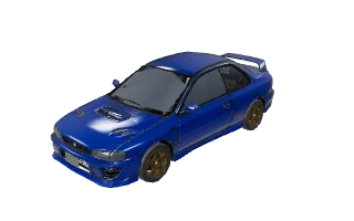 Subaru Impreza WRX Type R STi (1998) model from the garage